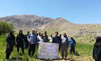 برگزاری کارگاه آموزشی مدیریت عوامل خسارت‌زا در سایت الگویی جو آبی روستای دم آب