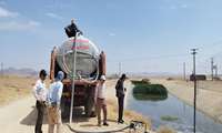 آغاز طرح آبرسانی سیار به باغات در معرض خشکسالی شهرستان بروجن