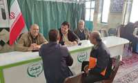 دیدار رییس سازمان جهاد کشاورزی استان با بهره بردران بخش کشاورزی در مراسم نماز جمعه 