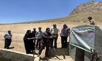 همزمان با هفته جهاد کشاورزی؛ پروژه مرمت و بازسازی قنات شرکت آباد در شهرستان بن افتتاح شد