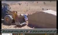 تخریب گسترده ساخت‌وسازهای غیرمجاز در اراضی کشاورزی رودشت لردگان