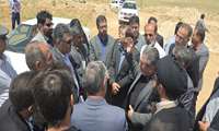 بررسی میدانی موانع اجرایی مجتمع دامپروری دام سبک فرادنبه با حضور مسئولان ملی و استانی