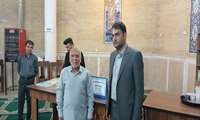 میز ارتباطات مردمی جهاد کشاورزی سامان در مصلی نماز جمعه برپا شد/ مسیر جهاد کشاورزی در مسیر توسعه کشاورزی شهرستان 