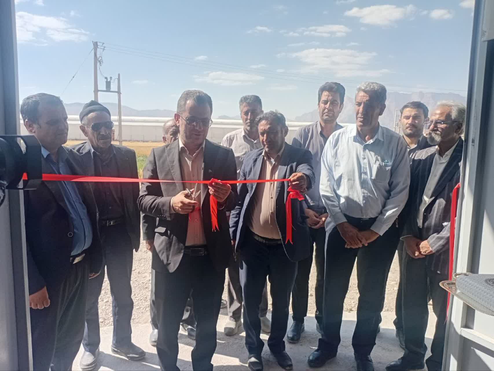 افتتاح طرح سردخانه، بسته‌بندی و سورتینگ محصولات کشاورزی در خانمیرزا همزمان با هفته دولت